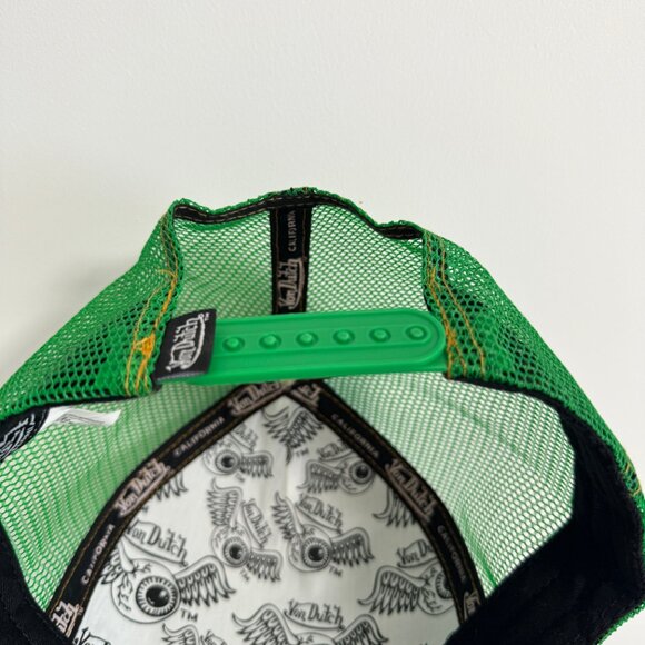 Von Dutch Navy Denim Apple Logo Trucker - Picture 5 of 5